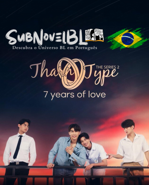 Capa da Novel de TharnType 7 Anos de Amor em Português no Subnovelbl